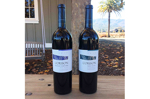 Duet of the 2012 Corison Kronos Vineyard Cabernet Sauvignon and the 2012 Corison Napa Valley Cabernet Sauvignon