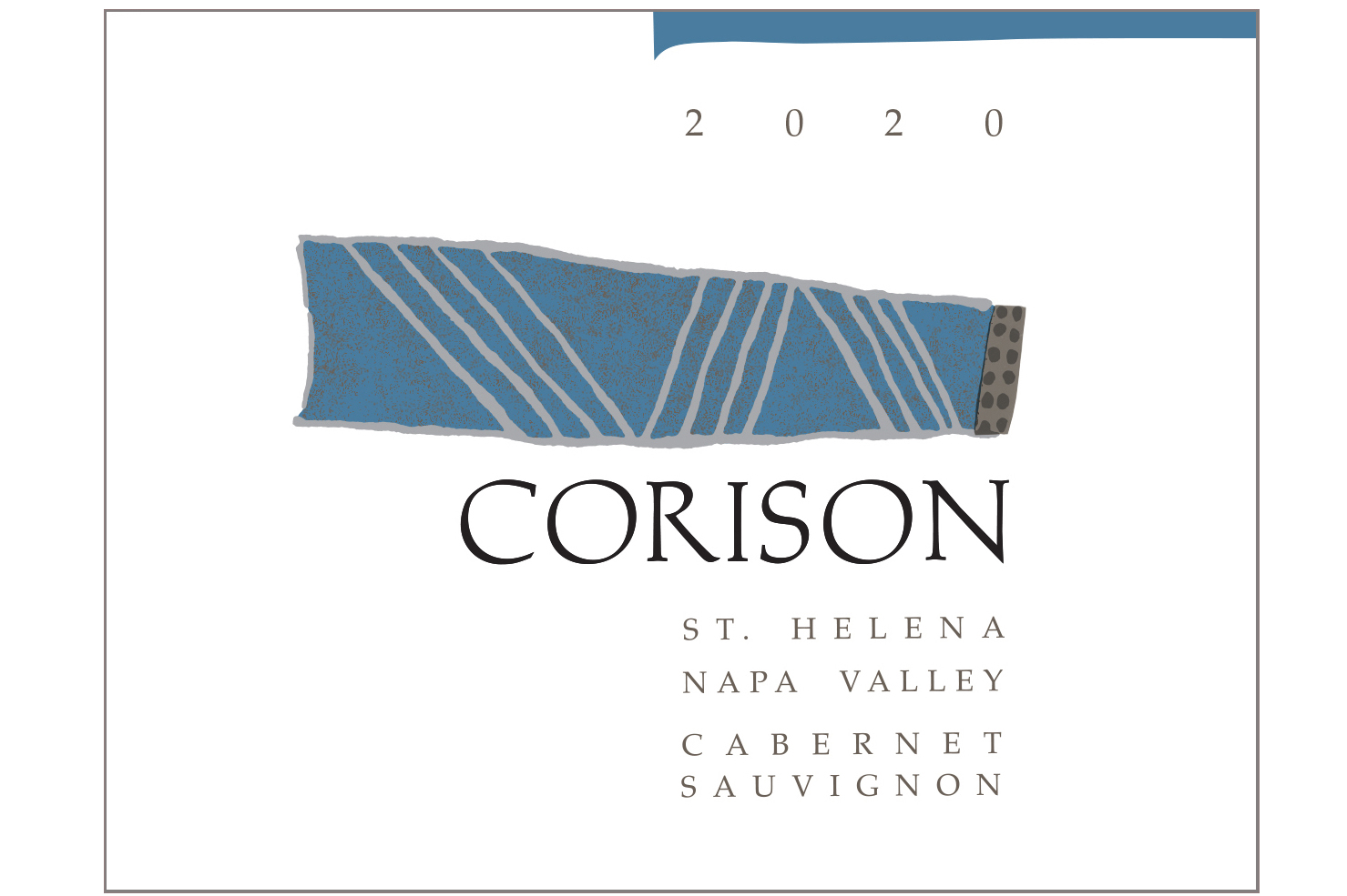Label of the 2020 Corison St. Helena Napa Valley Cabernet Sauvignon