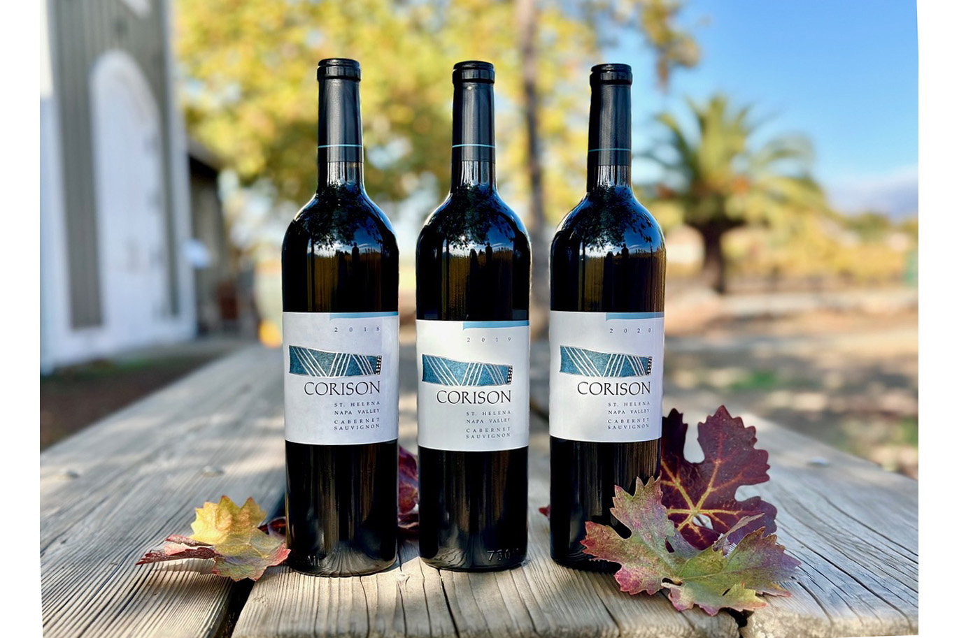 Vertical of the 2018, 2019 and 2020 Corison Napa Valley Cabernet Sauvignons
