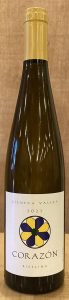 Bottle of the 2021 Corazón Cienega Valley Riesling